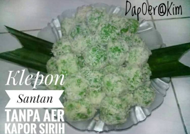 gambar untuk resep makanan Klepon Santan tanpa Air Kapur Sirih