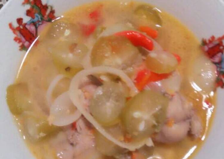 resep lengkap untuk Garang Asem Ayam