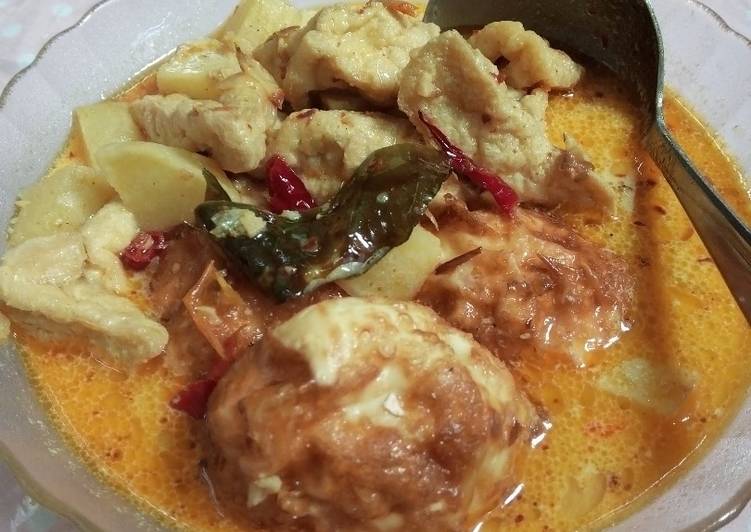 resep Opor Telur Tahu