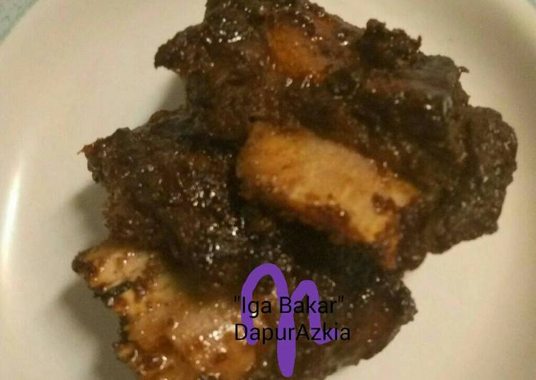 resep makanan Iga Bakar Teflon