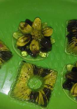 Puding coklat strawberry