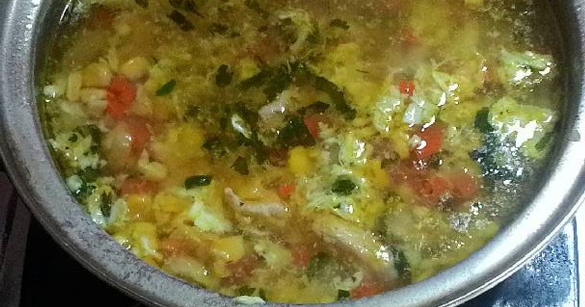 Resep Sup Ayam Jagung Telur ala Risa Maarifah