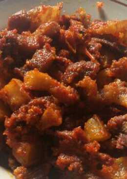 Babi Goreng Sambal Andaliman maknyuss