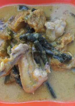 Gulai ayam labu kuning