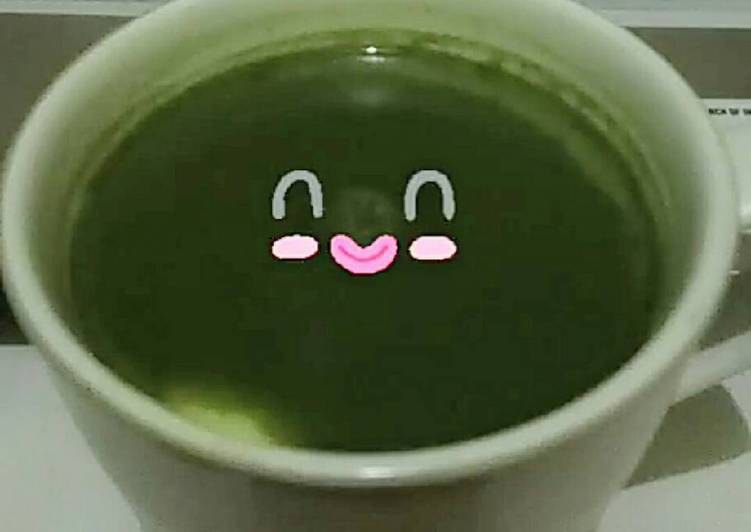 gambar untuk resep Susu Coklat Green Tea