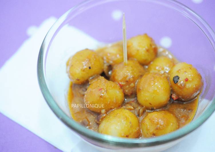 bahan dan cara membuat Cilok ala Taste-Sty