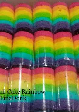 Mini Roll Cake Rainbow