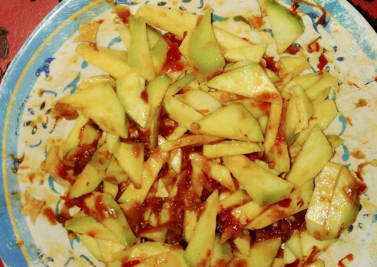 resep lengkap untuk Sambal mangga muda mantap jiwa ???? by Stepani ??