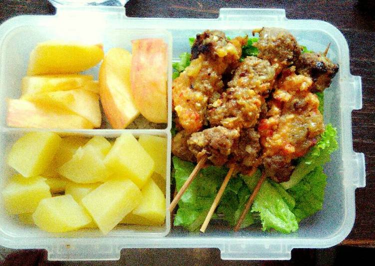 bahan dan cara membuat Sate Ponorogo (Diet Mayo)