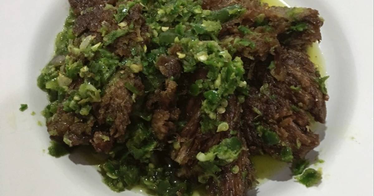  Resep Dendeng cabe ijo simpel oleh Shinta Damayanti Cookpad