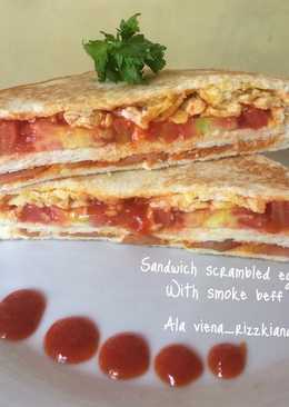 Sandwich telur #BikinRamadanBerkesan