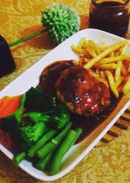 Chicken Burger steak
