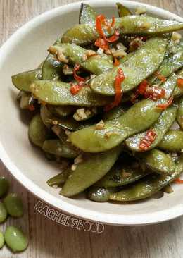 Edamame ~ Spicy Garlicky