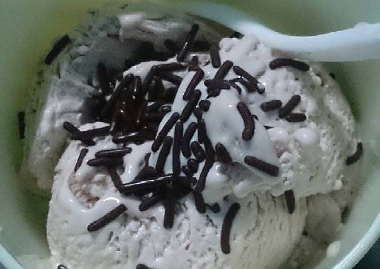 Resep Es krim homemade ala bunda Al Karya Emila Saadah