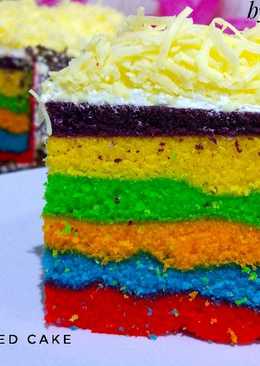 Kue Kukus Pelangi