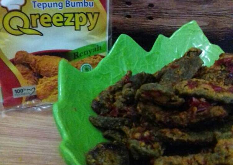 bahan dan cara membuat Paru Crispy Balado