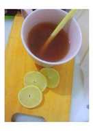 Teh Hangat Serai + lemon #bikinramadanberkesan