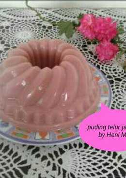 Puding telur jambu biji