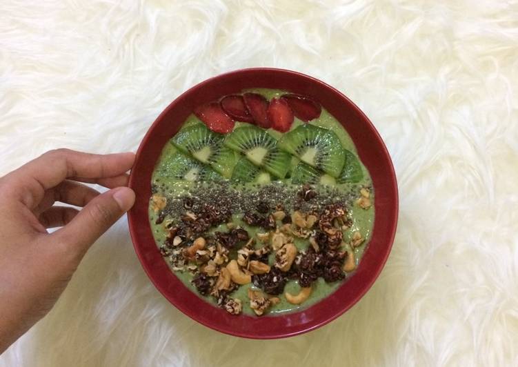 resep masakan Green Smoothies Bowl