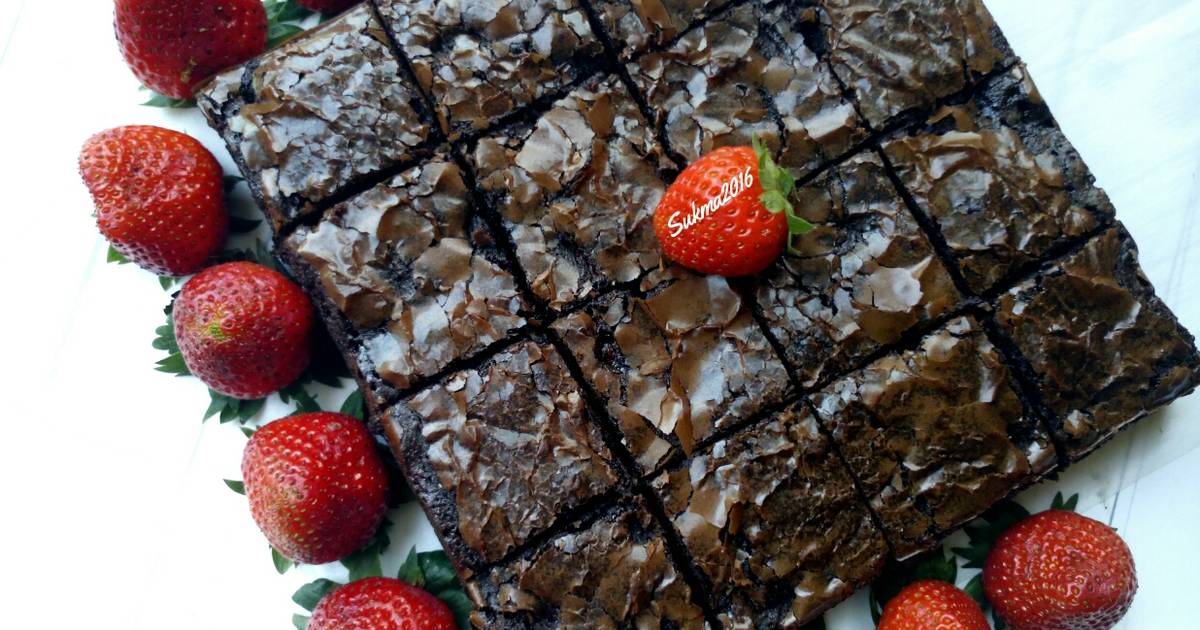 Resep Strawberry Brownies Resep Strawberry Brownies