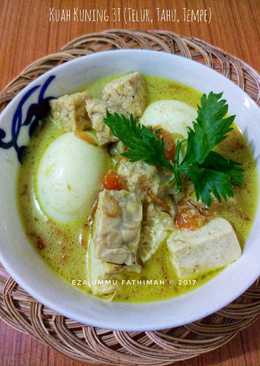 Kuah Kuning 3T (Telur, Tahu, Tempe) ð