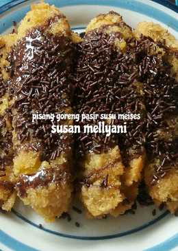 Pisang goreng pasir toping susu misesðŸŒ