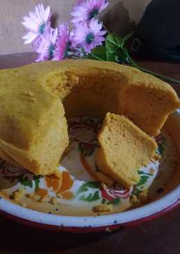 Bolu labu kuning kukus