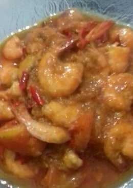 Udang asam manis simple