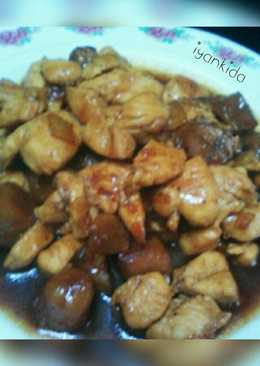 Ayam fillet&sosis bumbu kecap