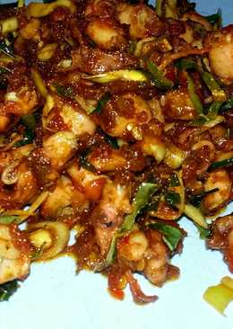 Sambal goreng Cumi asin