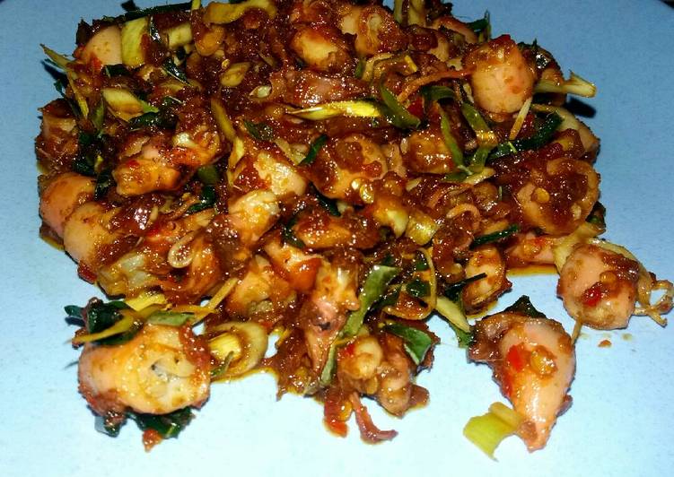 gambar untuk resep makanan Sambal goreng Cumi asin