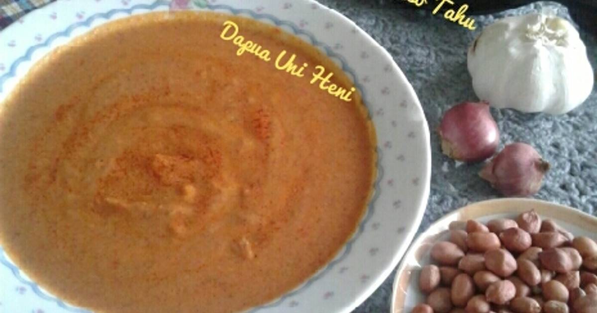 Resep Sambal Kacang Batagor/Bakso Tahu oleh Dapua Uni Heni 