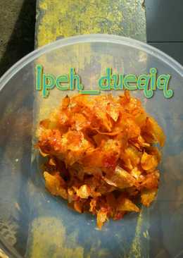 Kripik kentang balado