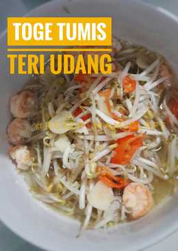 Toge Tumis Teri Udang