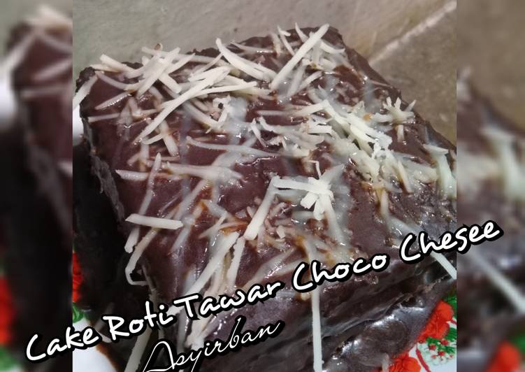gambar untuk cara membuat Cake Roti Tawar Choco Chesee
