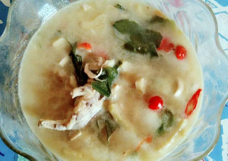 resep masakan Lodeh kluwih kulit mlinjo