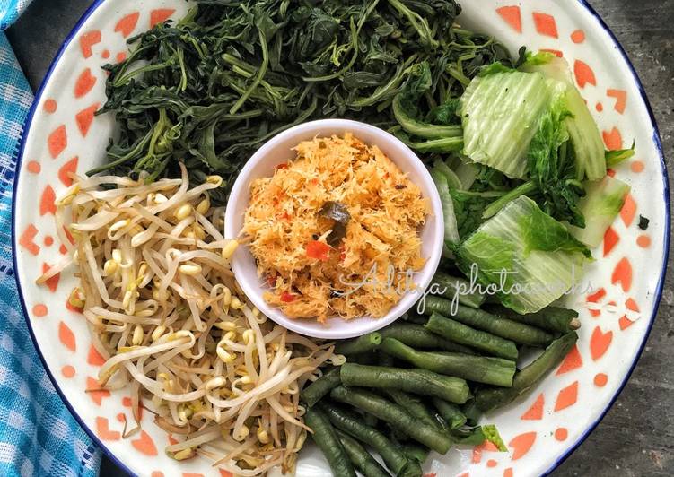 resep lengkap untuk Urap Sayuran Kacang Panjang #pr_kacangpanjang