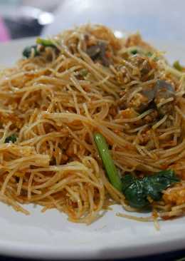 Bihun goreng ati ampla simple