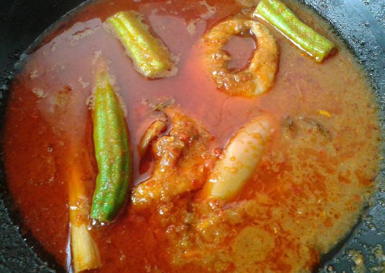 resep masakan Ikan asam pedas melaka