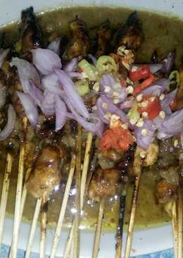 Sate ayam home made gak pake ribett