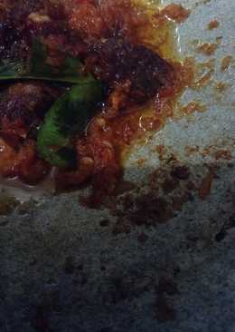 Balado daging sapi asap