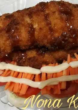 Chicken Katsu Saos Teriyaki ala Nona Kentir