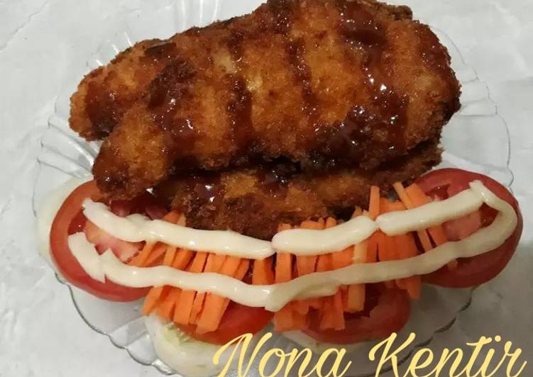 gambar untuk resep makanan Chicken Katsu Saos Teriyaki ala Nona Kentir