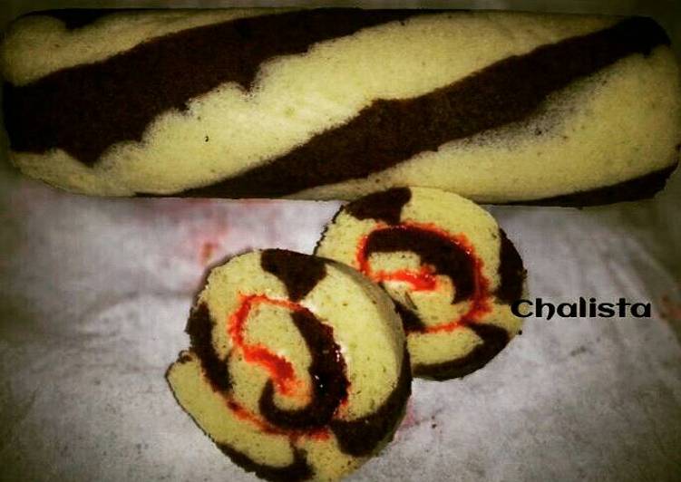 resep Roll cake steam cuma 2 telur