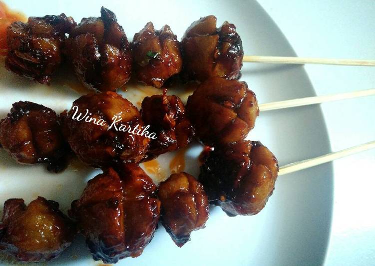 bahan dan cara membuat Bakso Bakar Teflon #pr_recookolahanbakso