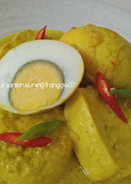 Tahu telur santan kuning