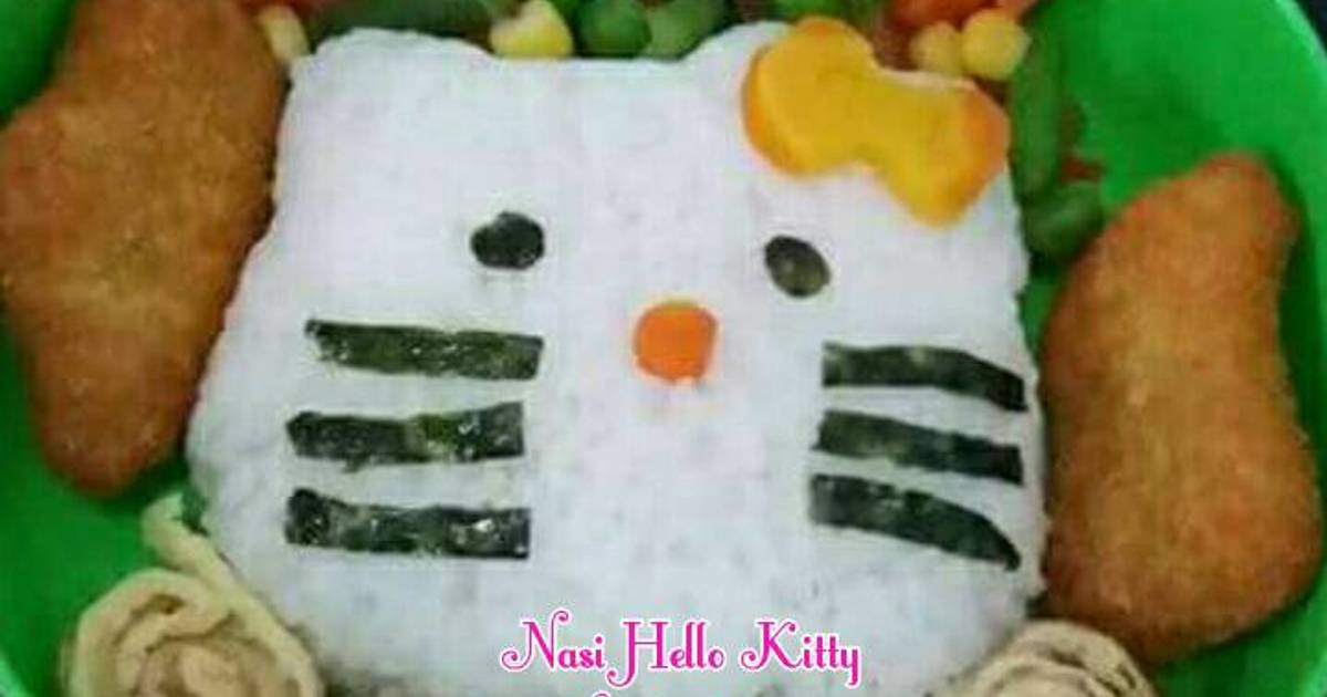 Gambar Nasi Bento Hello Kitty Terkini Banget