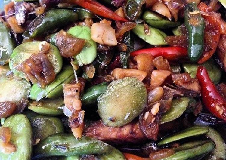 resep Tumis ikan cue pete jontor