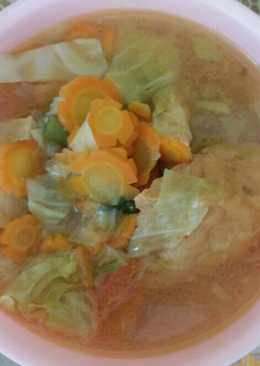 Sop sayur tahu matang