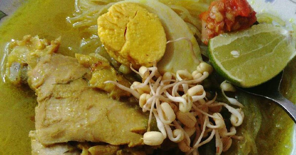  Resep Soto ayam bumbu sederhana rasa istimewa oleh Nellia 